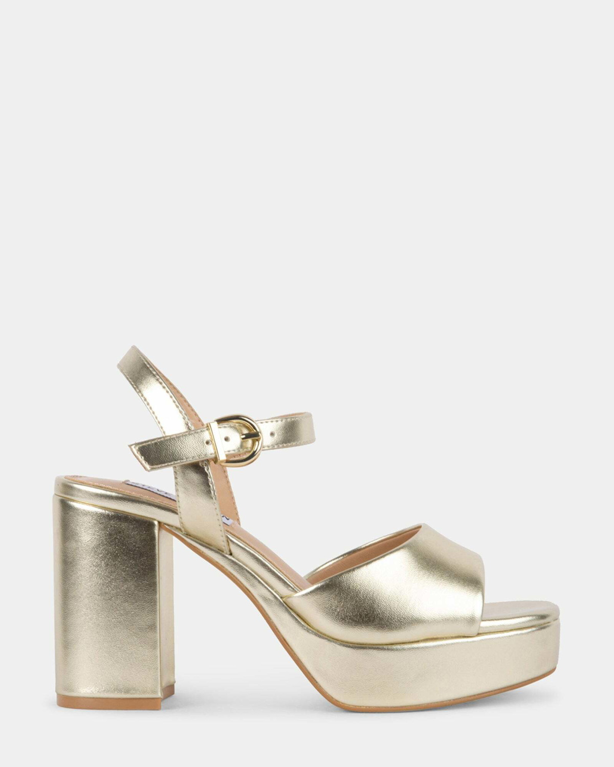Steve Madden Earthy Heels in Gold