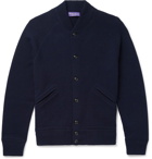 Ralph Lauren Purple Label - Slim-Fit Wool and Cashmere-Blend Bomber Jacket - Men - Navy