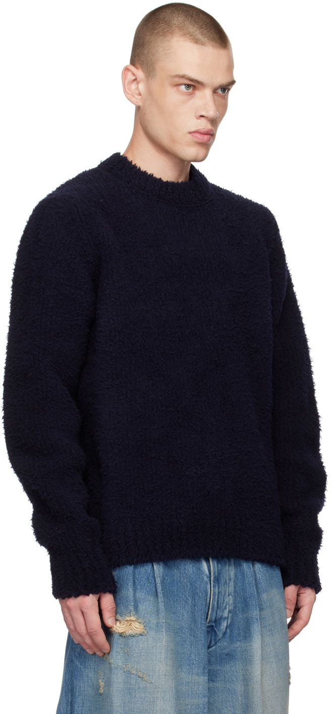 kolor Navy Studded Sweater