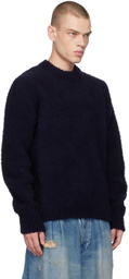 kolor Navy Studded Sweater