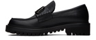 Valentino Garavani Black VLogo Signature Loafers