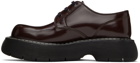 Bottega Veneta Burgundy Swell Lace-Up Boots