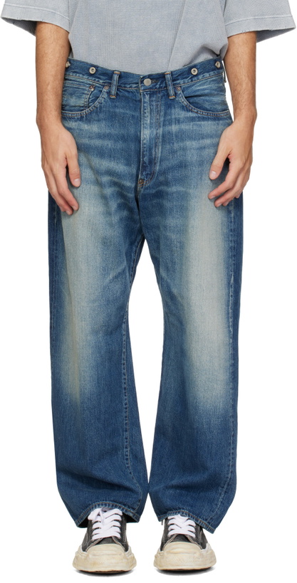 Photo: Ordinary Fits Blue Wide Jeans
