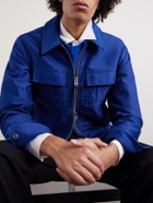 TOM FORD - Slim-Fit Cotton-Satin Blouson Jacket - Blue