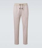Brioni Cotton-blend sweatpants