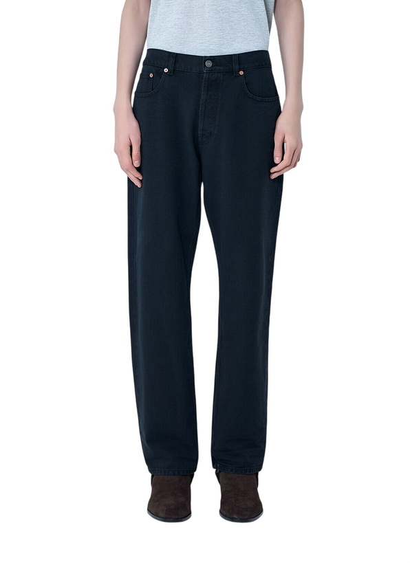 Photo: Saint Laurent Loose Straight Denim Pants