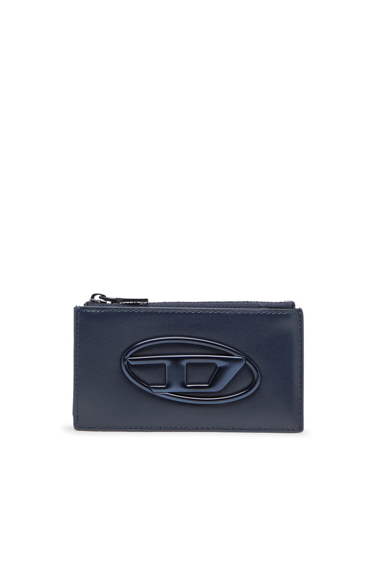 Photo: Diesel Leather card holder - Card cases Mens in Blue