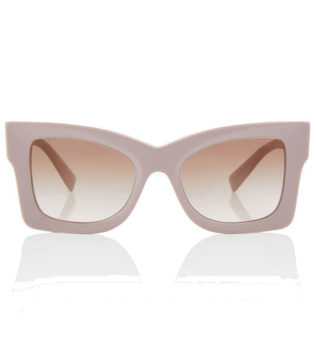 Miu Miu Rectangular Acetate Sunglasses main image 0