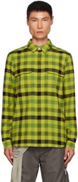 Rick Owens Yellow Brushed Shirt
