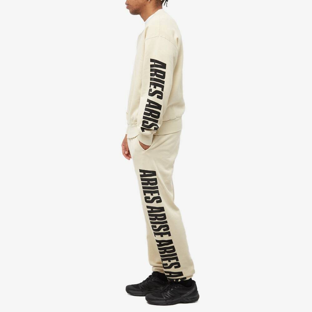 ★ARIES★ Press Gothic Man to Man Alabaster FTAR20003ALB FTA Aries Men's Press Gothic Crew Sweat in Alabaster ARIES