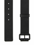 GUCCI - Rubber Effect Leather Belt