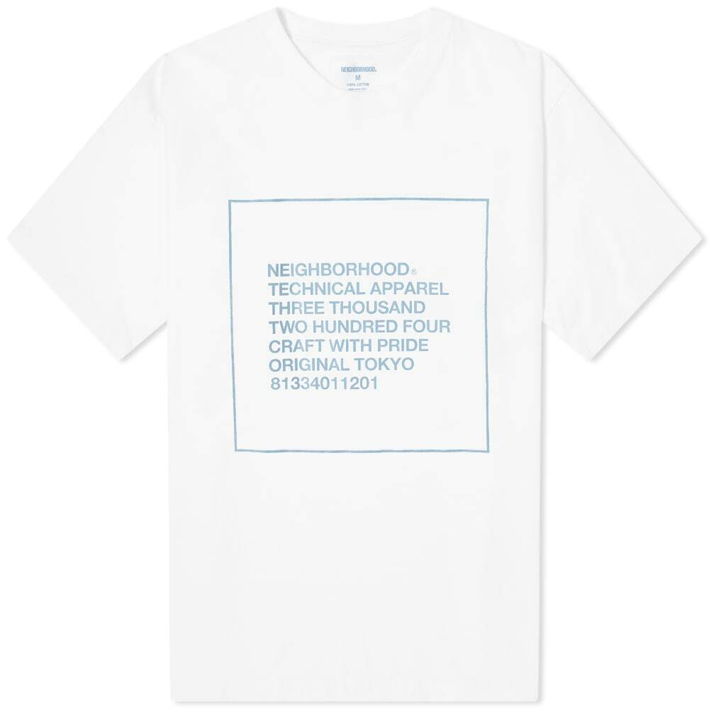 Neighborhood Men's NH-6 T-Shirt in White Neighborhood