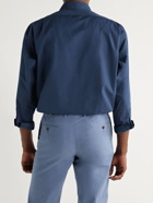 SID MASHBURN - Cotton-Poplin Shirt - Blue
