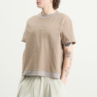 Gander Men's Reversible T-Shirt in Grey/Beige
