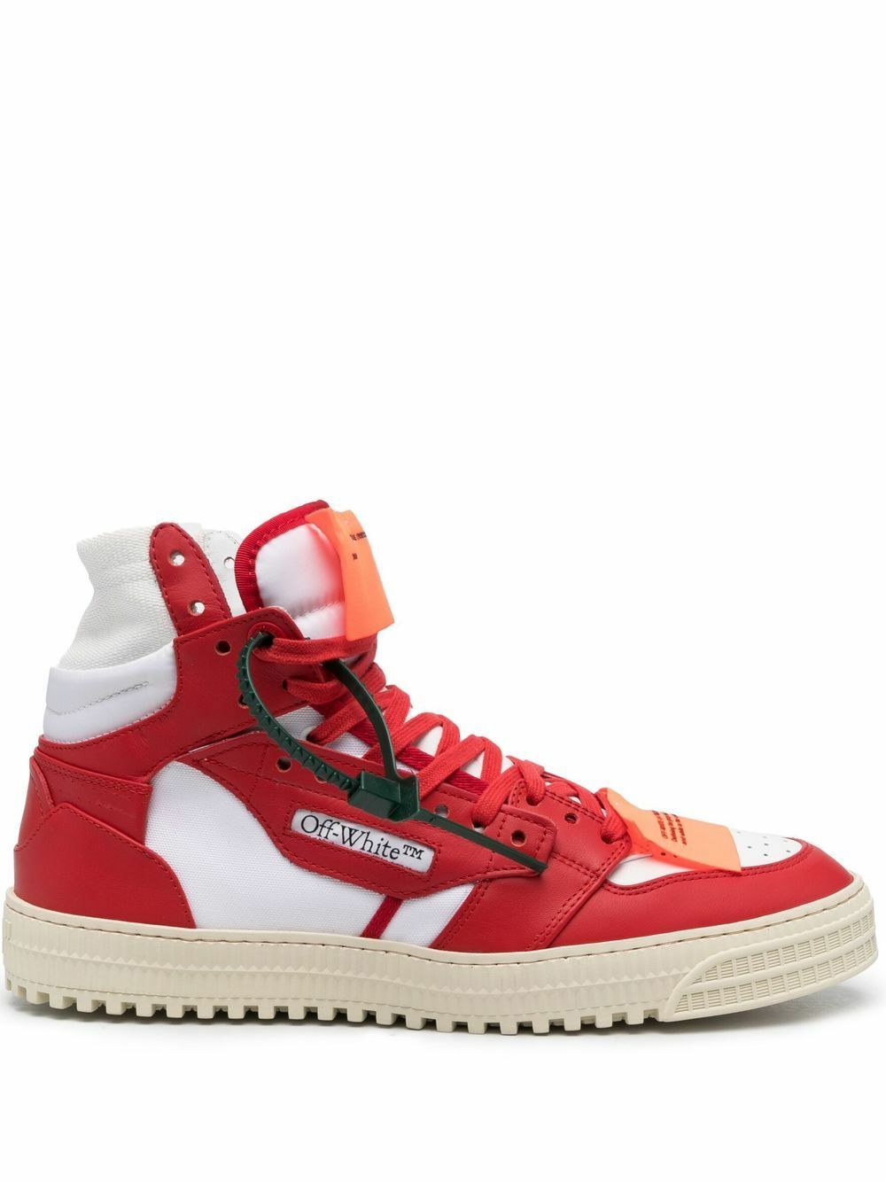 OFF-WHITE - 3.0 Off Court Leather Sneakers Off-White