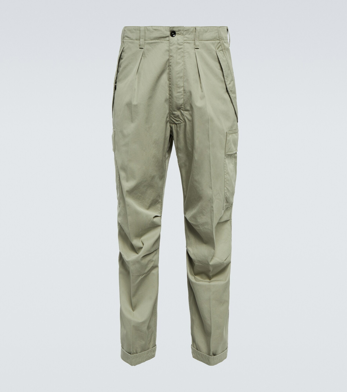 【関税＆送料込み】Tom Ford Stretch Cotton Cargo Trousers TOM FORD cargo-pockets Twill Trousers | Black | FARFETCH