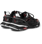 Balenciaga - Track 2 Nylon, Mesh and Rubber Sneakers - Black