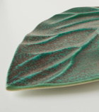 L'Objet Cenote Leaf porcelain platter