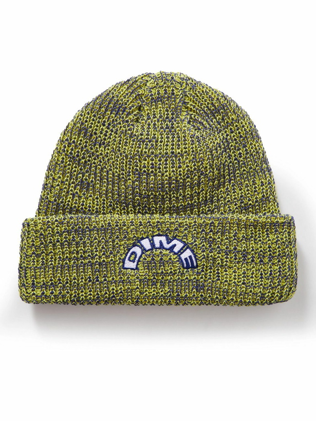 Photo: DIME - Arch Logo-Embroidered Knitted Beanie