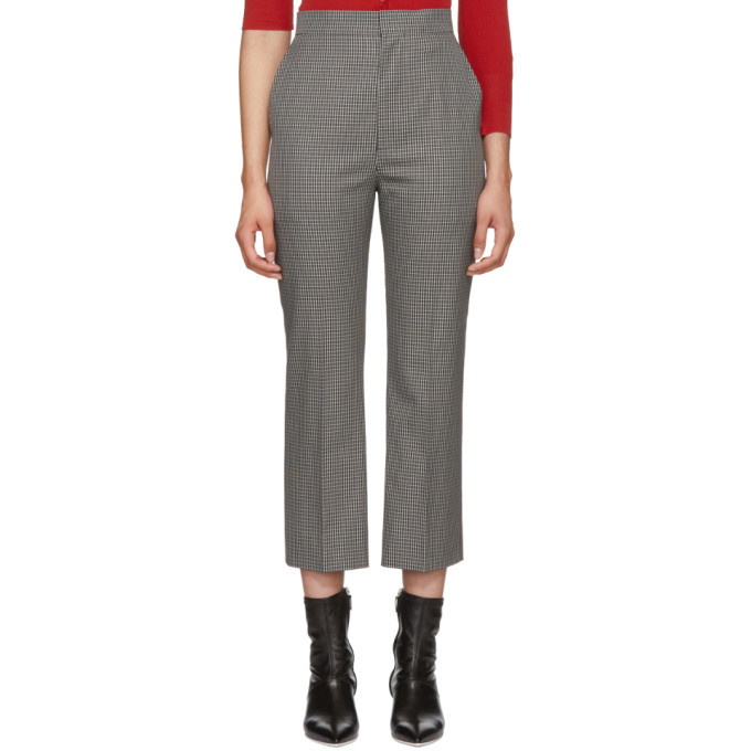 Cigarette trousers MICRO CHECK |