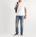 TOM FORD - Slim-Fit Cotton-Jersey Henley T-Shirt - White