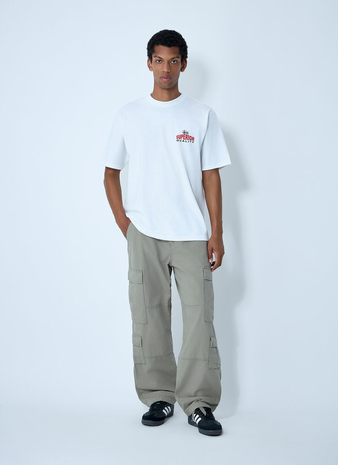 Stüssy Logo Motif T-Shirt