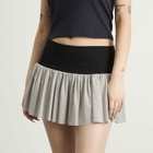 Gimaguas Women's Charlie Mini Skirt in Grey/Black