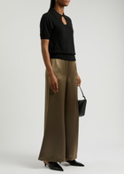BY Malene Birger Talallia Cut-out Knitted top Black