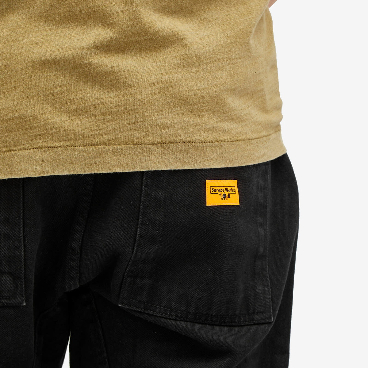 Service Works Men's Denim Chef Pants in Black