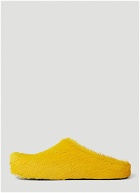 Marni - Fussbett Sabot Mules in Yellow