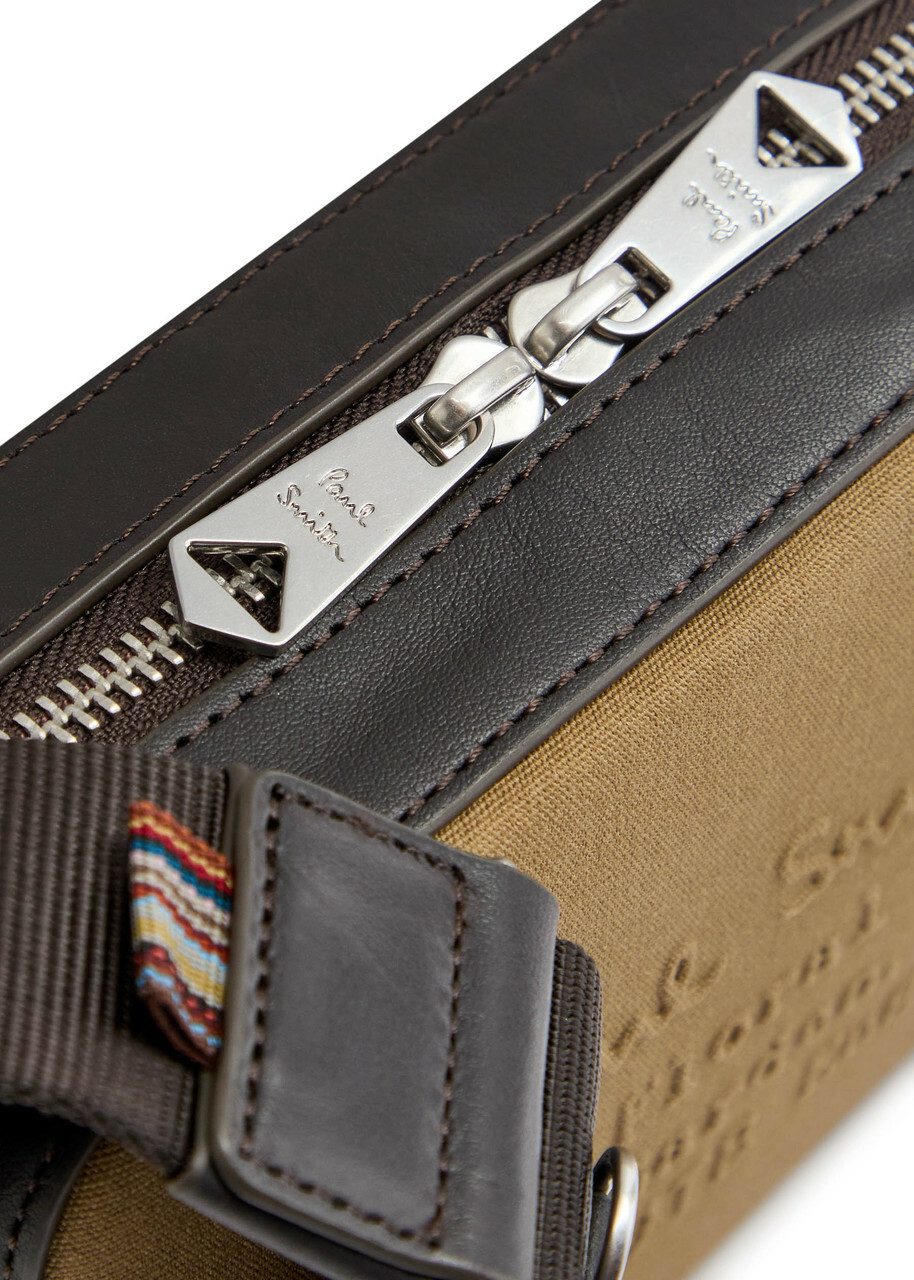 Paul Smith Flight Logo Canvas Cross-body bag - Brown - One Size