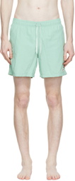 Bather Green Recycled Nylon Swim Shorts