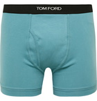 TOM FORD - Stretch-Cotton Boxer Briefs - Blue