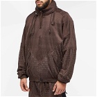 Adidas Men's x SFTM Hooded Track Jacket in Dark Brown
