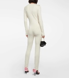 Magda Butrym Cable-knit silk jumpsuit