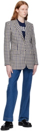 AMI Alexandre Mattiussi Navy Vented Blazer
