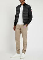 Canada Goose Huron Logo Cotton Sweatpants Beige