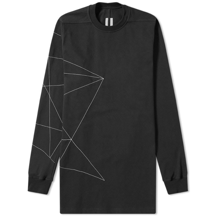 Photo: Rick Owens Embroidered Crew Sweat Black