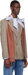 Valentino Beige Double-Breasted Blazer