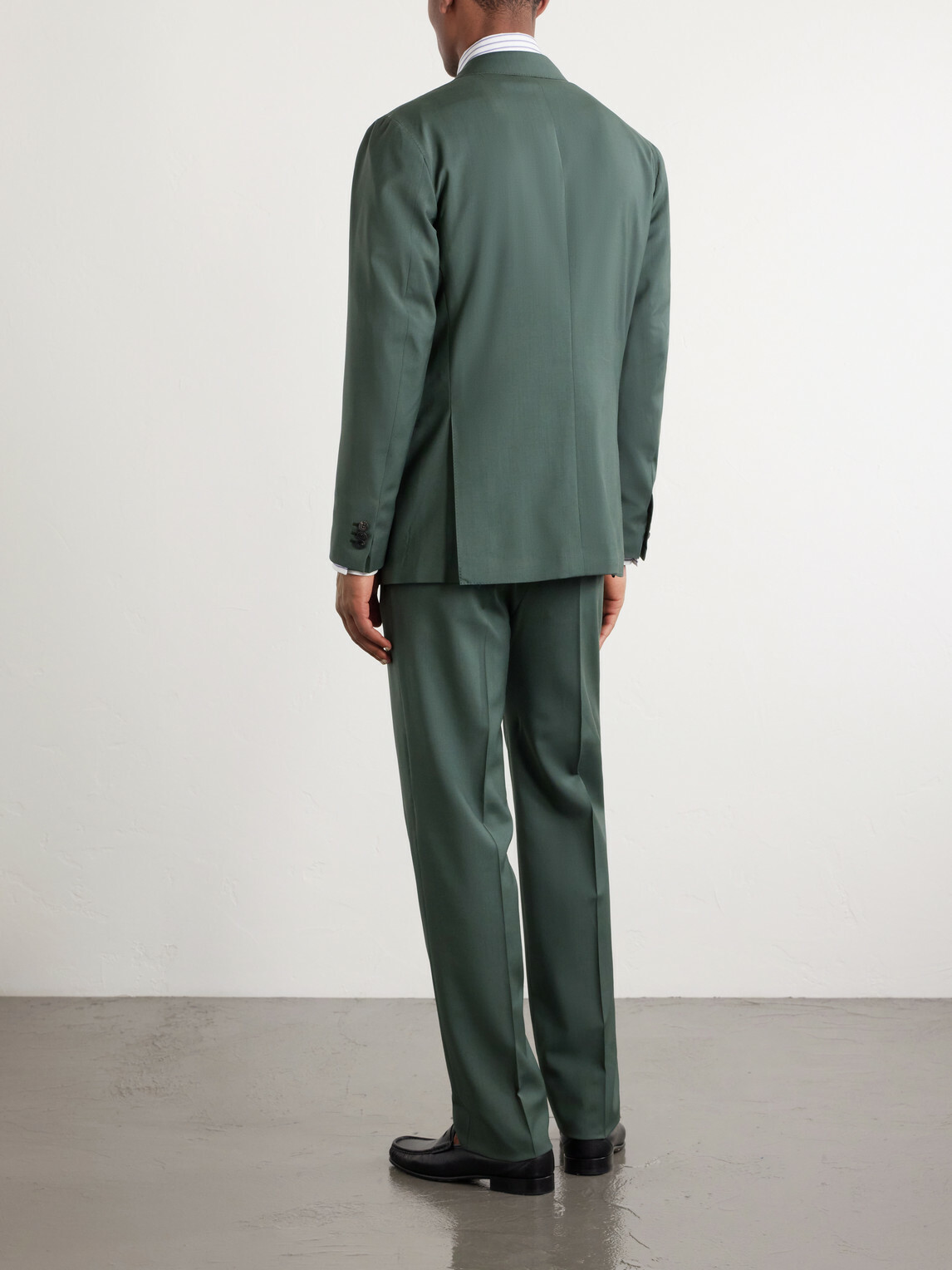 J. Mueser - Weaverly Virgin Wool Suit Jacket - Green