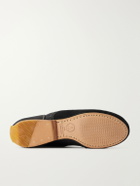 Visvim - Mc Driver Suede-Trimmed Leather Lace-Up Boots - Black