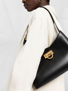 FERRAGAMO - Trifolio Leather Shoulder Bag