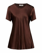 Manila Grace Womens T-shirt in Brown