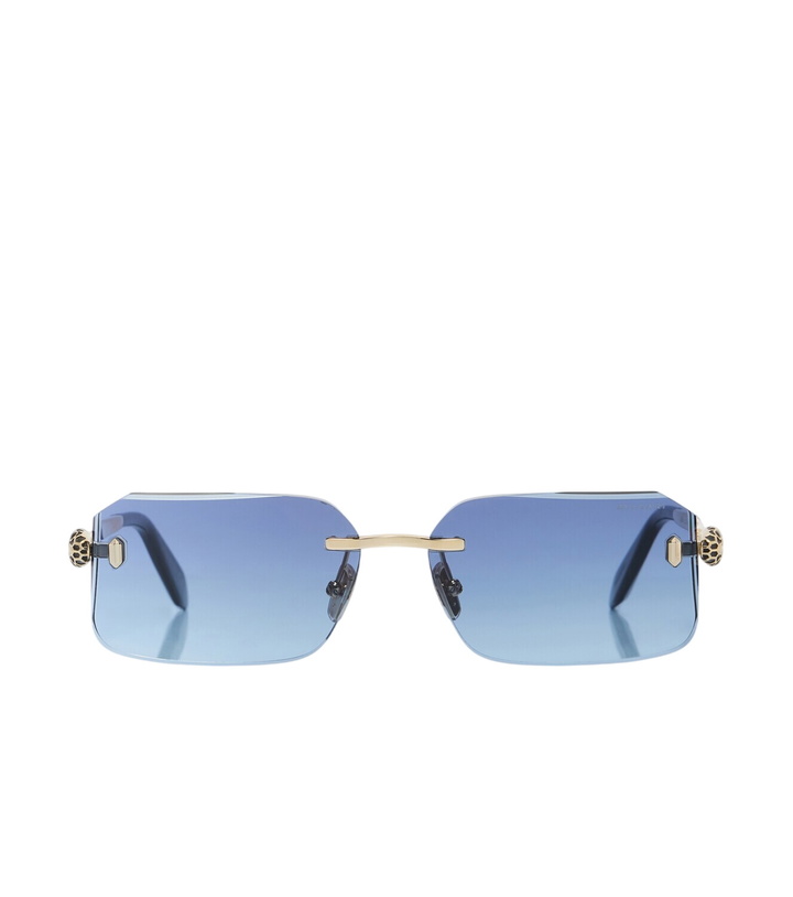 Photo: Bvlgari Serpenti Forever rectangular sunglasses