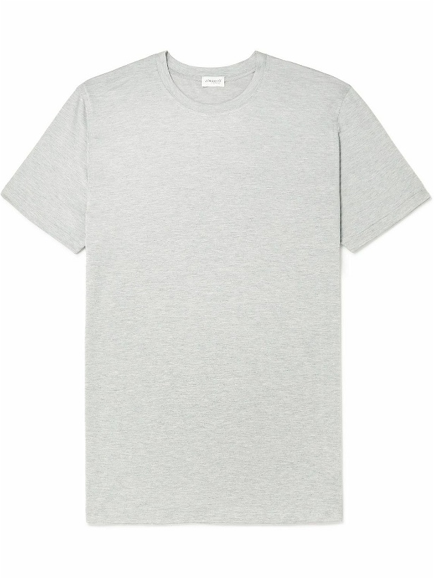 Photo: Zimmerli - Stretch Modal-Blend T-Shirt - Gray