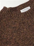 Sunspel - Shetland Wool Sweater - Brown