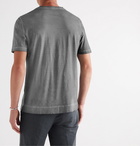 Massimo Alba - Watercolour-Dyed Cotton-Jersey T-Shirt - Gray