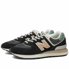 New Balance Men's U574LGFB Sneakers in Black