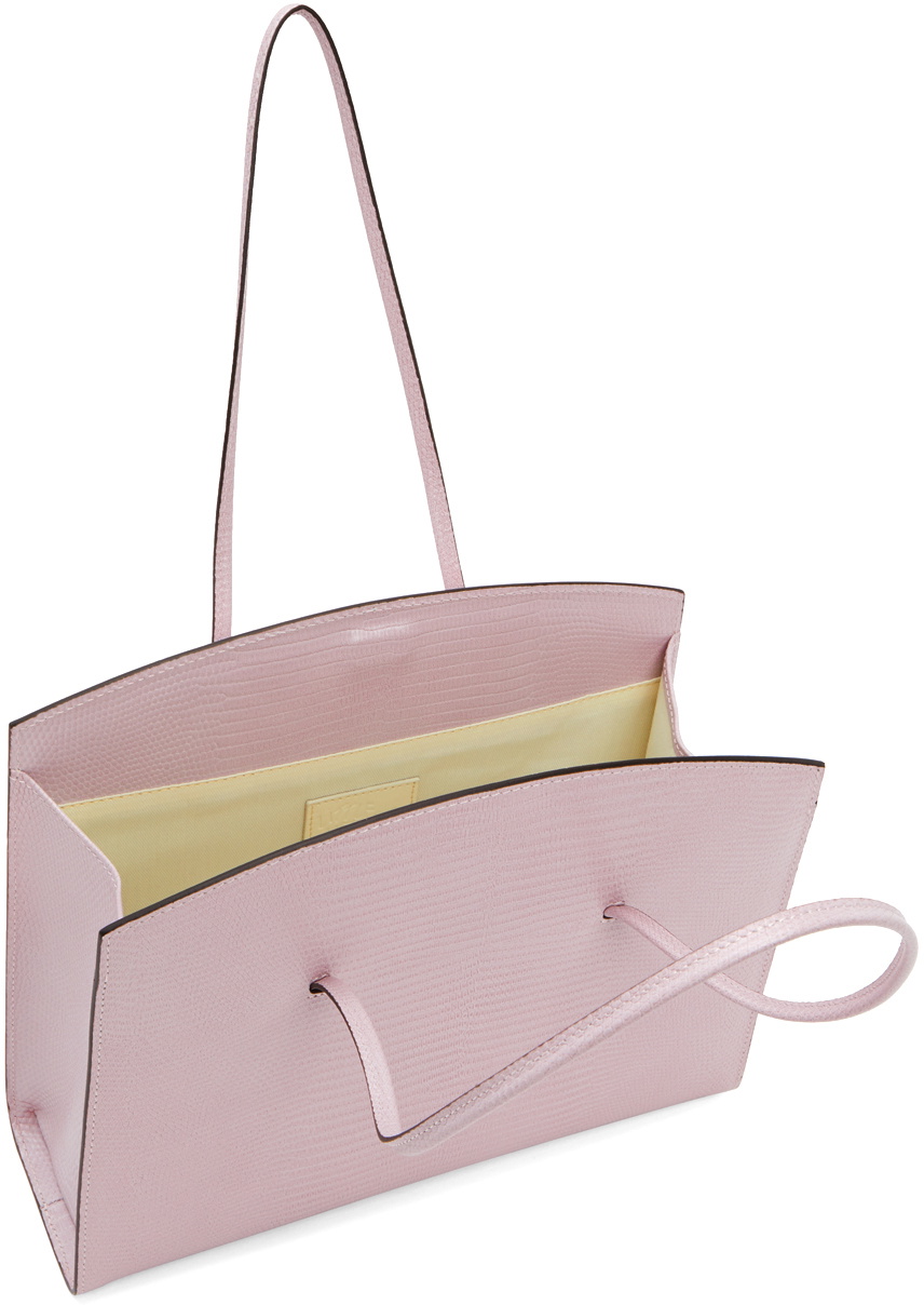 Little Liffner Beige Lizard Mini Minimal Bag Little Liffner