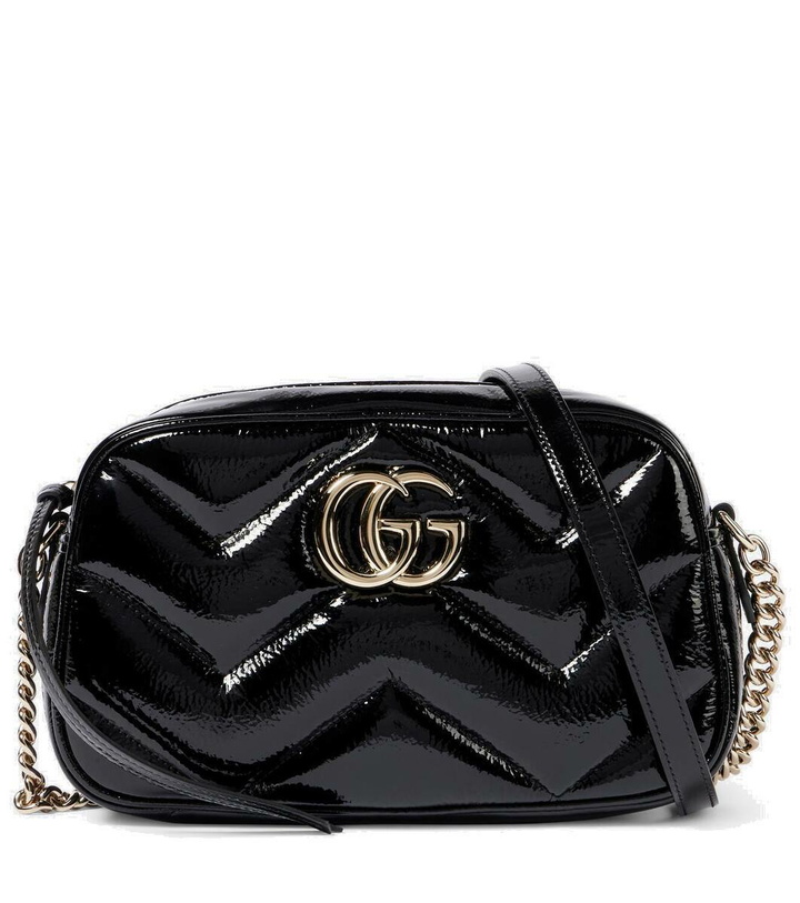 Photo: Gucci GG Marmont Mini patent leather shoulder bag